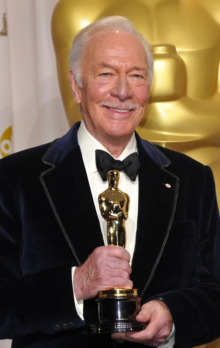 Canadian icon Christopher Plummer holds his Oscar for Best Actor in a Supporting Role for “Beginners” at the Academy Awards on Feb. 26. (Joe Klamar/AFP/Getty Images)