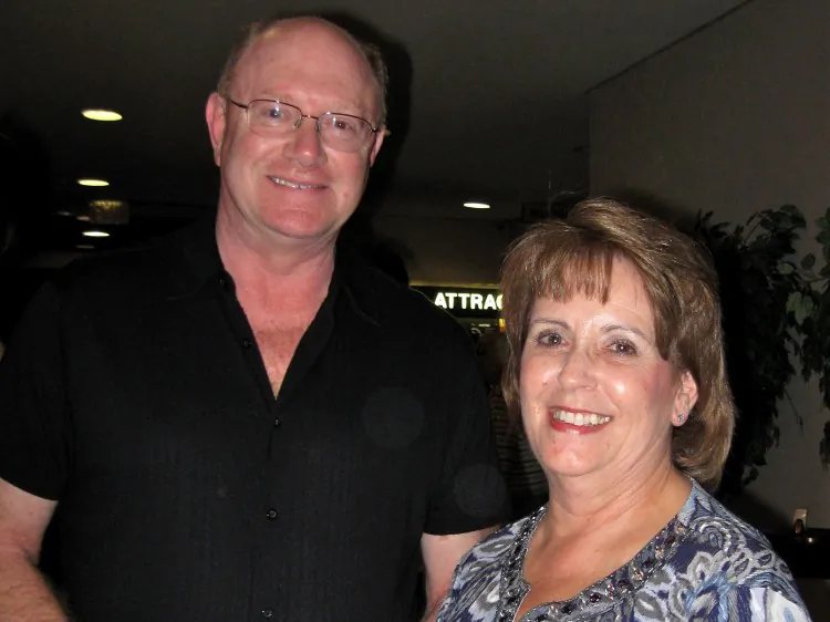 Mark and Carrie Zimmerman attend Shen Yun performing Arts in Toledo. (Kerry Huang/The Epoch Times)