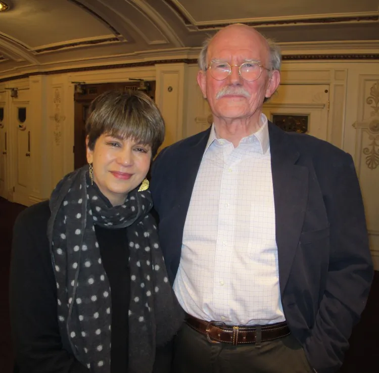 Retired business owner Tony Alers-Hankey and his wife Parvin praised the Saturday matinee of Shen Yun at the London Coliseum on April 14, 2012. (The Epoch Times)