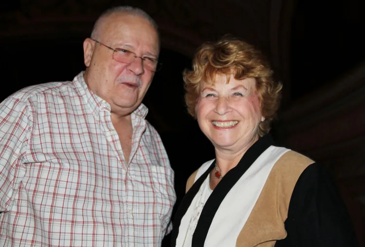 Irwin and Naomi Moldovsky attend Shen Yun Performing Arts at the Merriam Theater in Philadelphia. (Shar Adams/The Epoch Times)