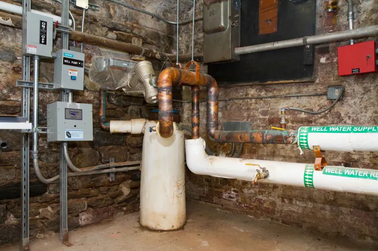 Different types of geothermal systems. Vertical systems are often used in cities. (Courtesy of You Save Green)