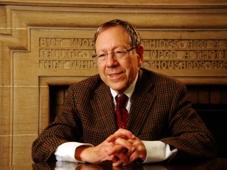 Liberal MP and former justice minister Irwin Cotler speaks to allegations of illicit organ harvesting by the Chinese regime at an interview on Parliament Hill, Ottawa, Dec. 4, 2012. Cotler says China must be held to account. (Jonathan Ren/NTD Television)
