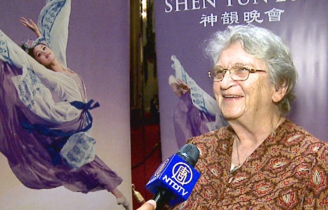 Ms. Joan Chatfield, former Dean of Humanities and Fine Arts at the Chaminade University of Honolulu, came back to see Shen Yun again after first attending the performance in 2012. (Courtesy of NTD Television)