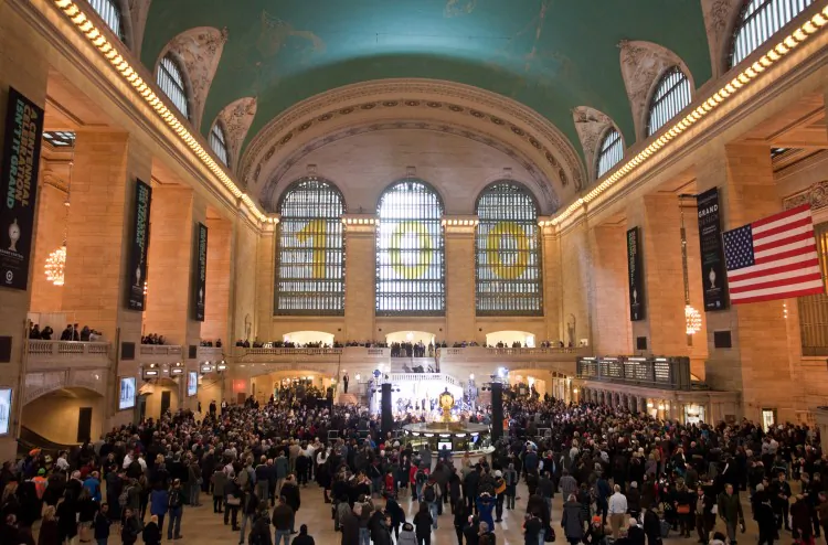 Mayor Michael Bloomberg speaks at the 100th anniversary of Grand Central Terminal on Feb. 1 in New York. (Samira Bouaou/The Epoch Times)
