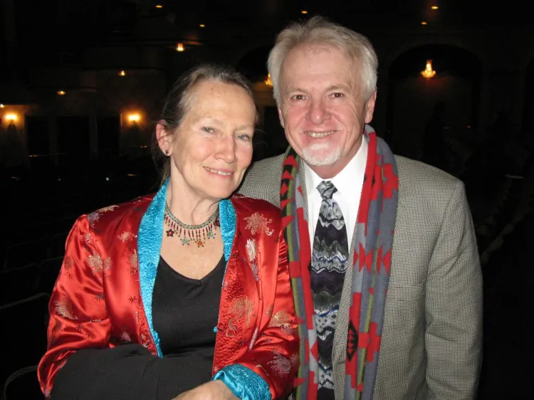 Susan Perry and Peter Hogan at Shen Yun Performing Arts at the The Hanover Theatre, on Feb. 6, 2013. (Tim Pi/The Epoch Times)