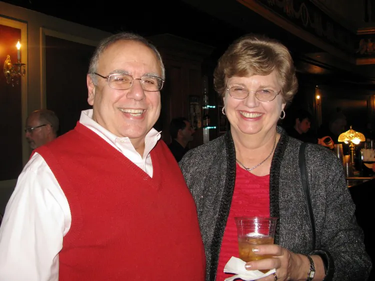 Peter and Sherry LaPlaca attend Shen Yun Performing Arts at the Palace Theater in Waterbury. (Mike Chen/The Epoch Times)