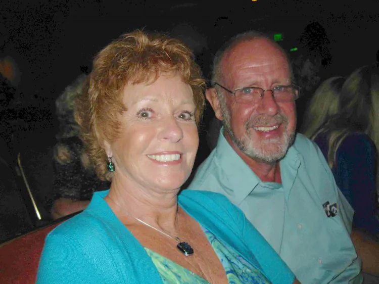 Lin and Roger Lancaster enjoy an evening at Shen Yun Performing Arts at Ft. Myers' Barbara B. Mann Performing Arts Hall, on April 24. (Teresa You/The Epoch Times)