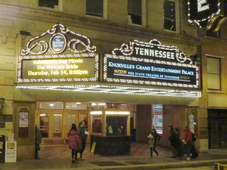 Knoxville's Tennessee Theater. (Sally Sun/the Epoch Times)