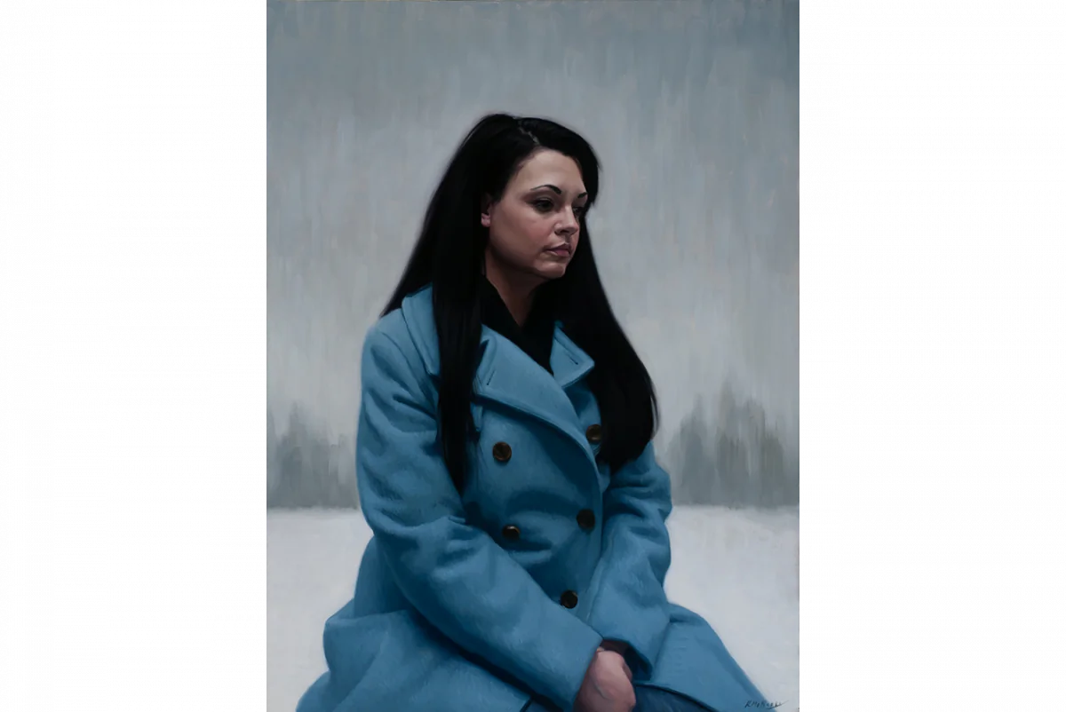 Painting titled “Blue” by still life painter Katherine McNenly, oil on linen. (Katherine McNenly)