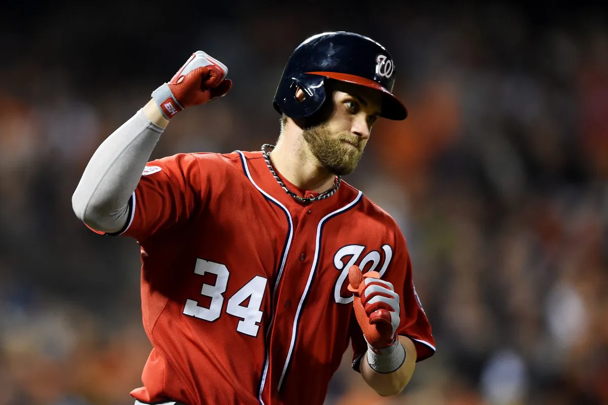 Bryce Harper is on pace to be named MVP in his age 22 season. (Thearon W. Henderson/Getty Images)