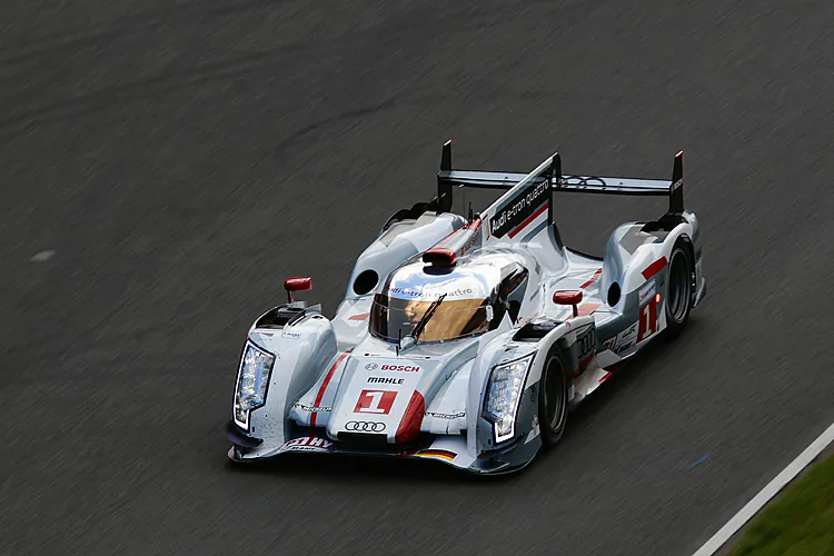 Toyota had huge success early in the race, challenging the Audis on pure pace. (Toyota GmbH)