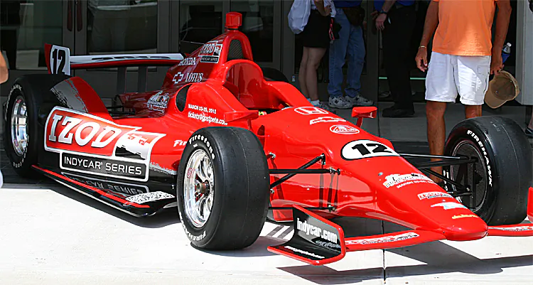 Simon Pagenaud was quickest in practice in his Dallara-Honda. (James Fish/The Epoch Times)