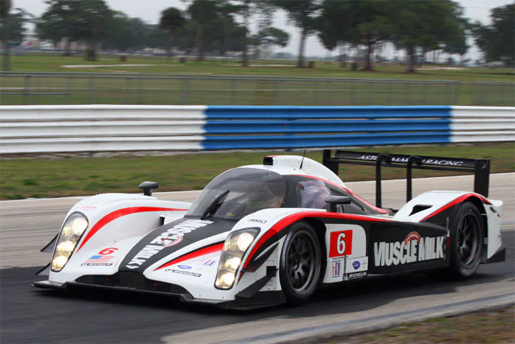Muscle Milk Pickett Racing has finished second two years in a row. The team hopes the new car will take them to the top in 2012. (James Fish/The Epoch Times)