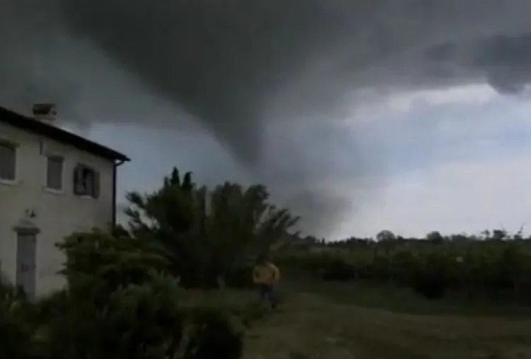 Another video of the puported tornado. (YouTube.com)