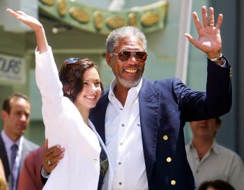 Actors Morgan Freeman and Ashley Judd who stared together in the 1997 thriller 'Kiss the Girls' and the 2002 crime-drama 'High Crimes,' could come together one more time in the new live-action/3D movie 'Dolphin Tale.' (Lee Celano/Getty Images)