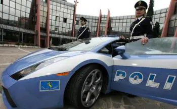 A Jewel of the Italian Police Force in for Repairs