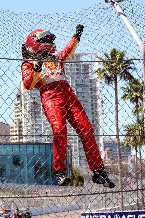 James Hinchcliffe brought his Andretti Autosport Dallara-Chevy home fourth, tying his best finish ever. (James Fish/The Epoch Times)
