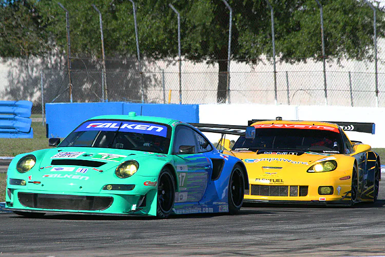 The Audi R8 and Mercedes SLS are not available in GTE models and the manufacturers seem unwilling to radically redesign the cars to meet GTE regulations. (GT1World.com)