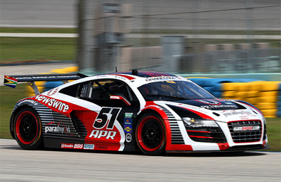 APR will have two Audi R8 Grand Ams, for the 2013 Rolex 24 at Daytona. (Chris Jasurek/The Epoch Times)