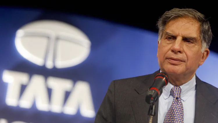 Chairman of the private sector conglomerate Tata group, Ratan Tata in Mumbai, 29 June 2007. (PAL PILLAI/AFP/Getty Images)