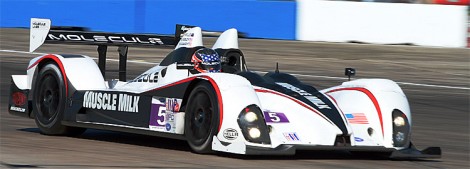 7548MusceMilkPC5Sebring2012Web The Muscle Milk PC Oreca of Guasch, Gidley and Hamilton wants another podium finish. (James Fish/Epoch Times Staff)
