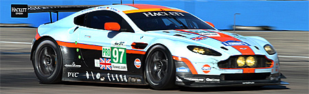 The #997 Aston Martin finished its inaugural season with a win. (James Fish/The Epoch zTimes)