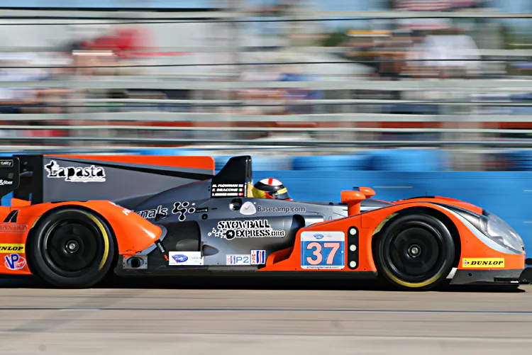 Conquest Endurance is bringing its Morgan-Nissan to Long Beach seeking its first 2012 ALMS P2 victory. (James Fish/The Epoch Times)