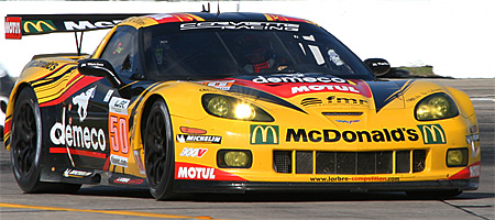 The #50 larbre won GTE-Am, after several near misses based on technicalities. (James Fish/The Epoch Times)