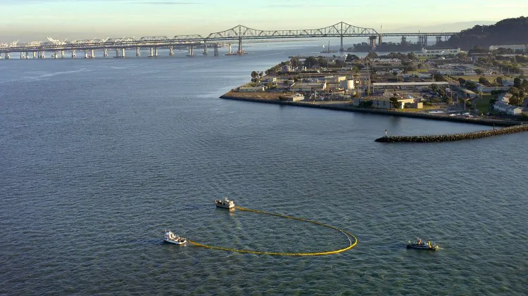 Treasure Island in San Francisco Bay, California (file photo). Reports of the health risks from radioactive material on the island have prompted concern among residents. (Noah Berger/AFP/Getty Images)