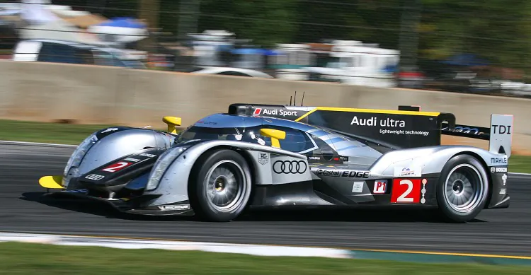 Larbre’s #50 Corvette has Pedro Lamy anchoring the driving crew. (James Fish/The Epoch Times)