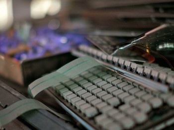 Old computers and electronic parts collect in piles at E-Parisara, an electronic waste recycling factory in Dobbspet, India. (Uriel Sinai/Getty Images)