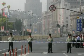 In Shanghai, Everyone Feels the Terror of the Olympics