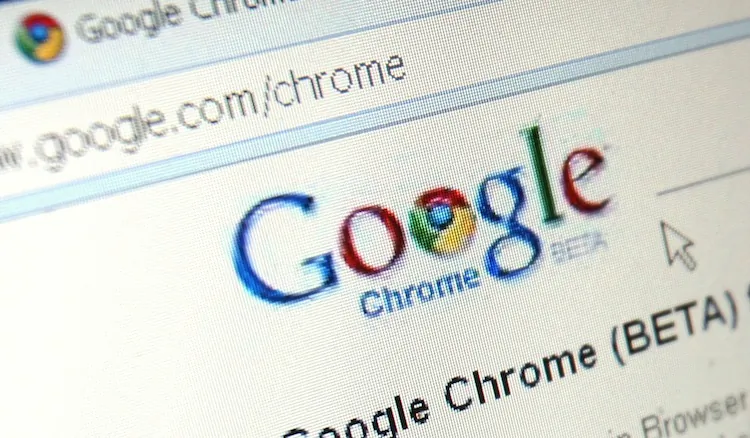 In this photo illustration Google's Chrome, Google Inc.'s new Web browser, is displayed on an laptop. (Alexander Hassenstein/Getty Images)