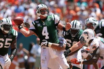 Throw It Back With Brett Favre, Jericho Cotchery, And Darrelle Revis As The  Jets Defeat Miami 20-14 To Open The 2008 Regular Season