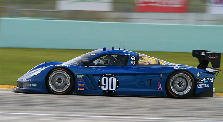 Bill Auberlen and Paul Dalla Lana took the GT win at the Rolex Emco Gears Classic. (Chris Jasurek/The Epoch Times)