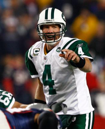 BIGGEST TEST: Favre and the Jets square off against the Tennessee Titans. (Jim Rogash/Getty Images) BIGGEST TEST: Favre and the Jets square off against the Tennessee Titans. (Jim Rogash/Getty Images)