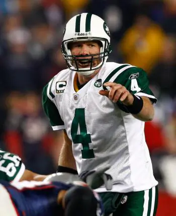 BIGGEST TEST: Favre and the Jets square off against the Tennessee Titans. (Jim Rogash/Getty Images)