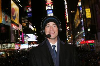 Carson Daly, pictured hosting 'New Year's Eve with Carson Daly' in Times Square, had his show 'Last Call with Carson Daly' renewed for a 10th season. (Roger Kisby/Getty Images)