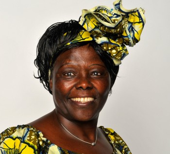 The late Political activist Dr.Wangari Muta Maathai poses for a portrait during the 40th NAACP Image Awards held at the Shrine Auditorium on February 12, 2009 in Los Angeles, California. (Charley Gallay/Getty Images for NAACP)