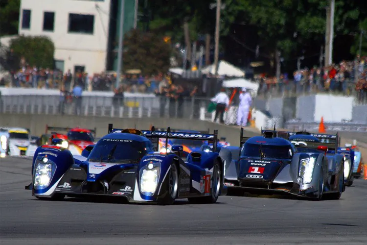 Peugeot and Audi will go head to head for the last time in 2011 at the ILMC Zhuhai Six Hours in Zuhai, China. Both manufacturers want a win to boost their profiles in this important auto market. (James Fish/The Epoch Times)