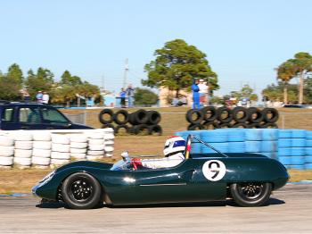 Bobby Rahal at the wheel of his 1963 Lotus 23B Bobby Rahal at the wheel of his 1963 Lotus 23B
