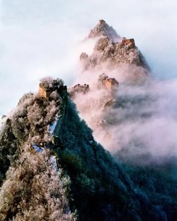 'The Great Wall in Clouds' by Zhang Zhiping (USA). 'The Great Wall in Clouds' by Zhang Zhiping (USA).