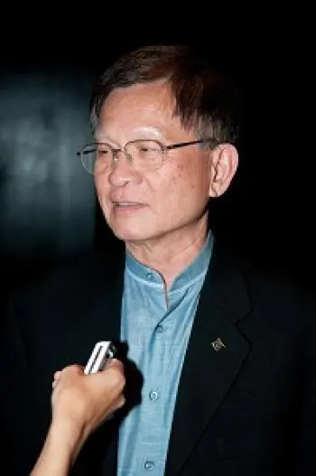 Peng Guoxiong, former head of the International Management Council (IMC) of Kaohsiung, considered the performance of Shen Yun Performing Arts very appealing and took great delight in it. (Luo Ruixun/The Epoch Times)