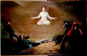 Michelle Chens painting Shock won the Gold Medal at the Second Annual NTDTV Chinese International Figure Painting Competition. (NTDTV)