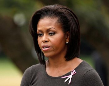 U.S. first lady Michelle Obama speaks during a breast cancer awareness event at the White House in 2009. A new study adds a Canadian perspective to growing international evidence that hormone replacement therapy is linked to increased breast cancer risk. (Chip Somodevilla/Getty Images)
