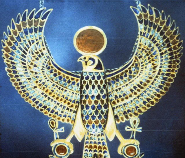Egyptian faience is a non-clay ceramic with surface vitrification that typically gives various bright blue-green colors. (Photos.com)