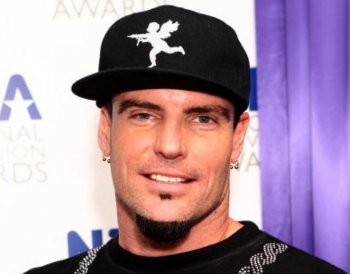 Vanilla Ice poses in the press room at the National Television Awards held the at The O2 Arena on January 20, in London, England. (Dave Hogan/Getty Images)