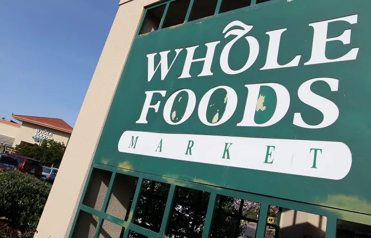 A Whole Foods Market sign is seen at a store in San Rafael, Calif. (Justin Sullivan/Getty Images)