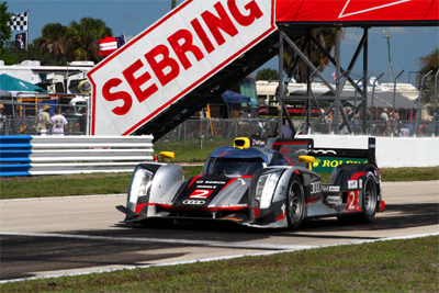Audi won Sebring in 2012 with its R18 Ultra; for 2013 it will bring an R18 e-tron Quattro for the 61st running of the 12-hour endurance classic. (Chris Jasurek/The Epoch Times)