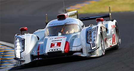 AudiOneMorning Barring accident, either the #1 Audi hybrid or the #2 will win the 80th Le Mans 24. (Audi Motorsport)